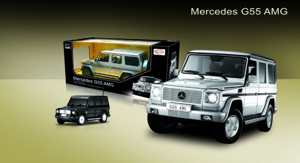 Set automodel MERCEDES G55 AMG 1:14, argintiu